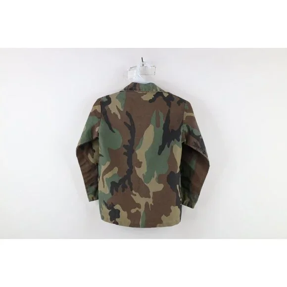 個人装備 vintage 60's 70's KAMO jacket us army VTG 60's 70s Tiger Stripe Camouflage Camo Shirt Jacket US